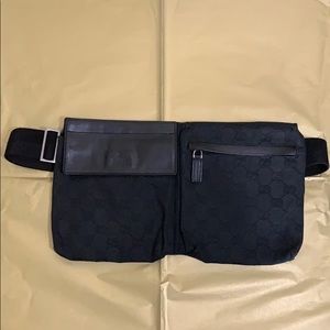 gucci fanny pack yellow and black